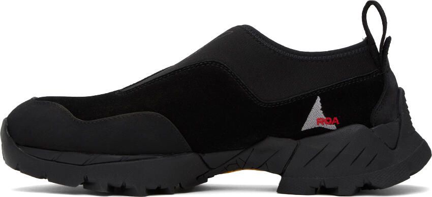 ROA Black Slip-On Sneakers - Picture 3