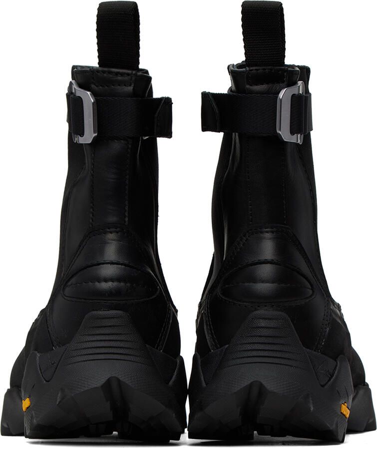 ROA Black Toe Cap Chelsea Boots