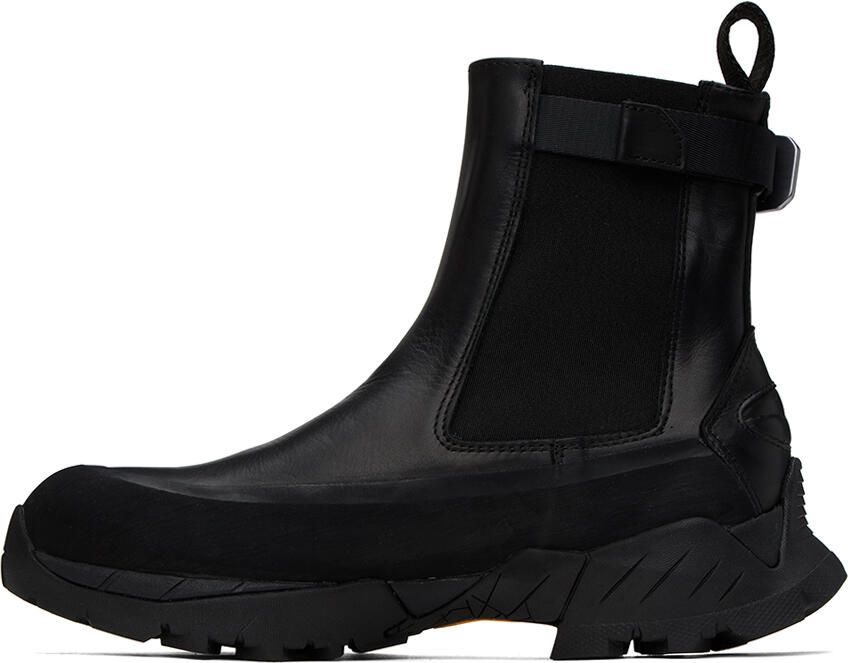 ROA Black Toe Cap Chelsea Boots - Picture 3