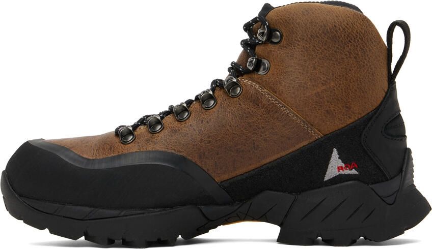 ROA Brown & Black Andreas Boots - Picture 3