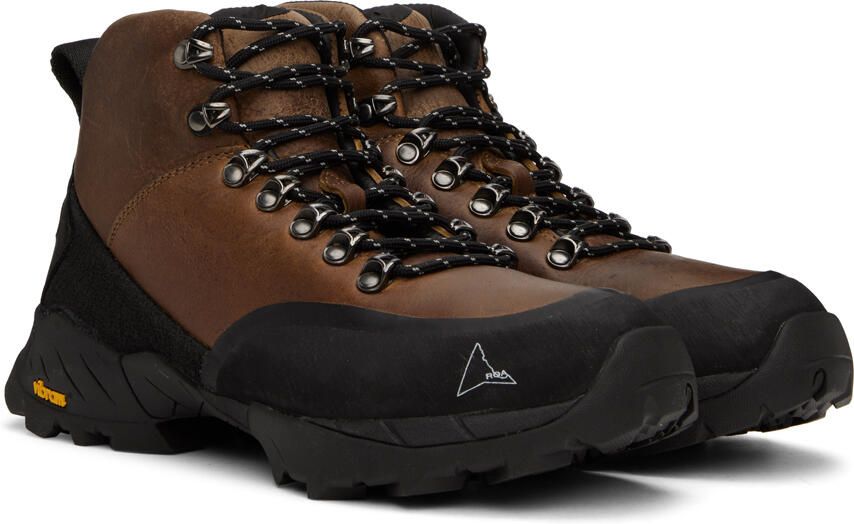 ROA Brown & Black Andreas Boots - Picture 2