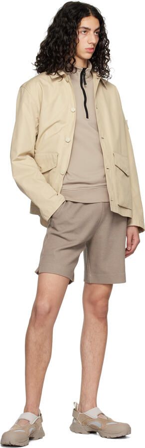 ROA Taupe Cutout Sneakers - Picture 4