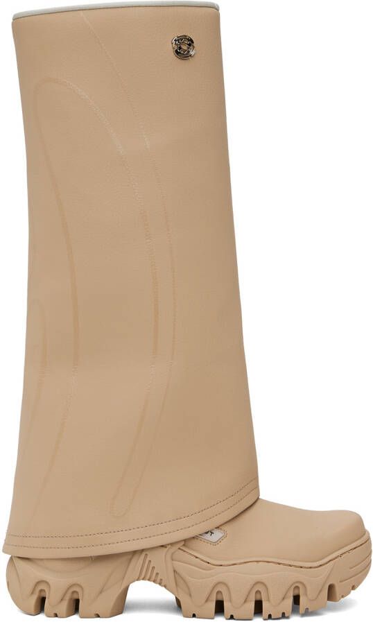 Rombaut Beige Boccaccio II Rain Boots - Picture 5