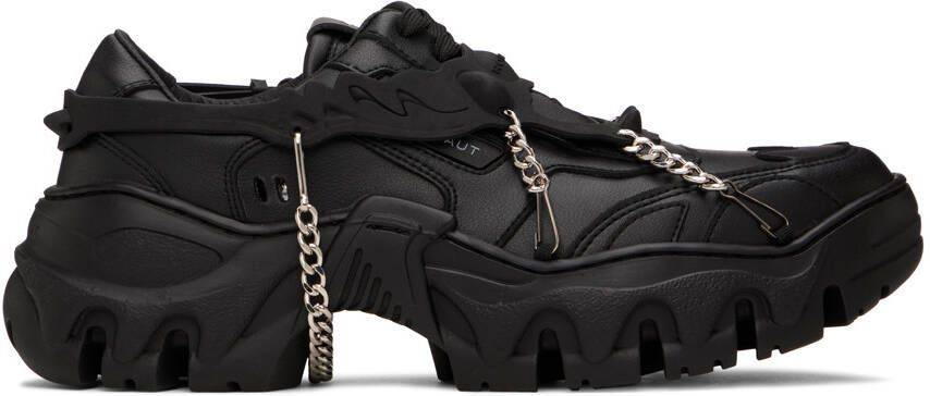 Rombaut Black & White Boccaccio II Harness Sneakers - Picture 5