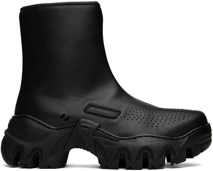 Rombaut SSENSE Exclusive Black Boccaccio II Loafers - Picture 6