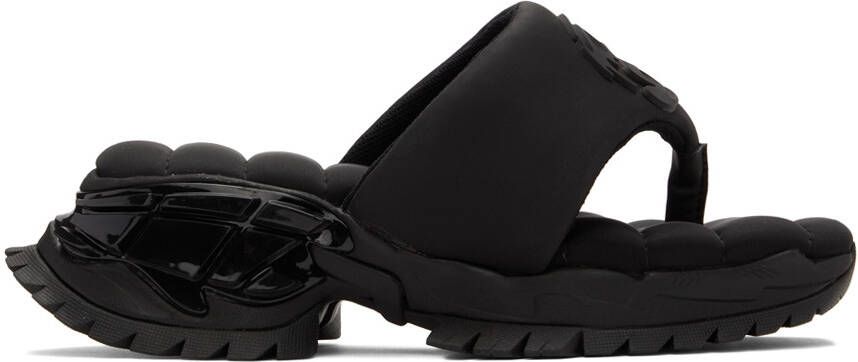 Rombaut SSENSE Exclusive Black Knokke Sandals - Picture 5