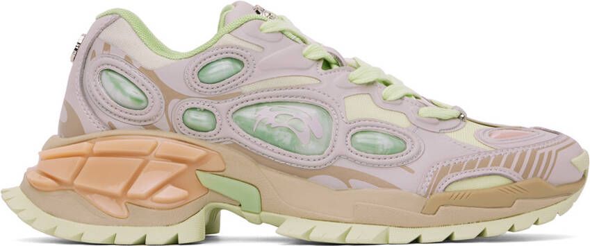 Rombaut Purple & Green Nucleo Sneakers - Picture 5