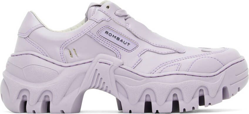 Rombaut Purple Boccaccio II Apple Leather Sneakers - Picture 5