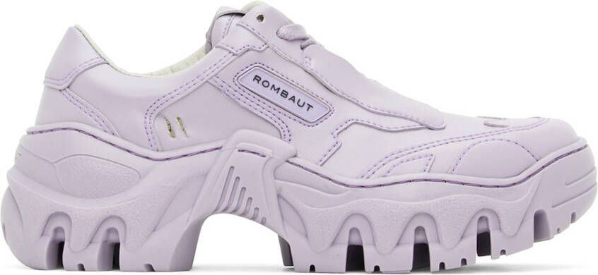 Rombaut Purple Boccaccio II Apple Leather Sneakers - Picture 5