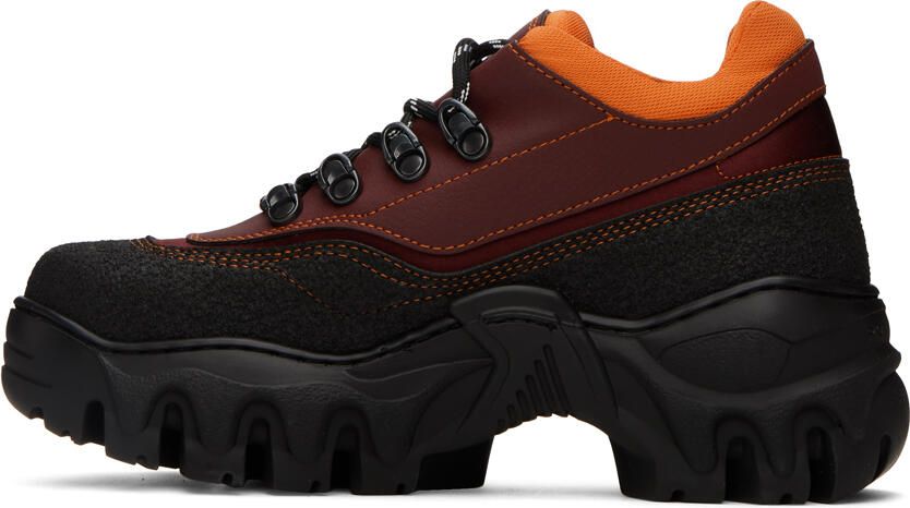 Rombaut Burgundy Boccaccio II Apple Leather Sneakers - Picture 3