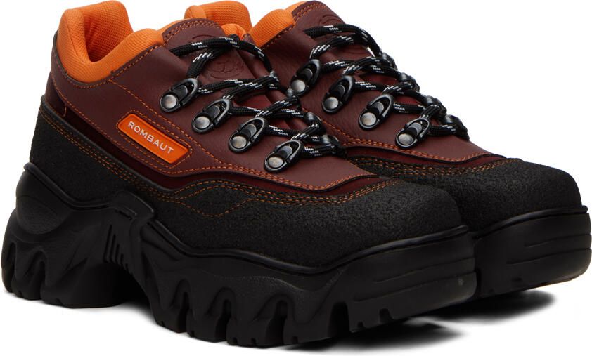 Rombaut Burgundy Boccaccio II Apple Leather Sneakers - Picture 2