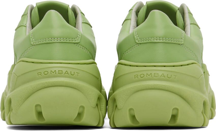 Rombaut Green Boccaccio II Apple Leather Sneakers