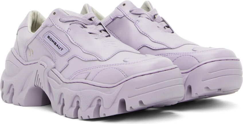 Rombaut Purple Boccaccio II Apple Leather Sneakers - Picture 2