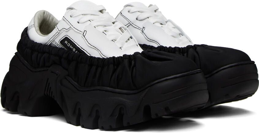 Rombaut SSENSE Exclusive Black & White Boccaccio II Future Sneakers - Picture 3