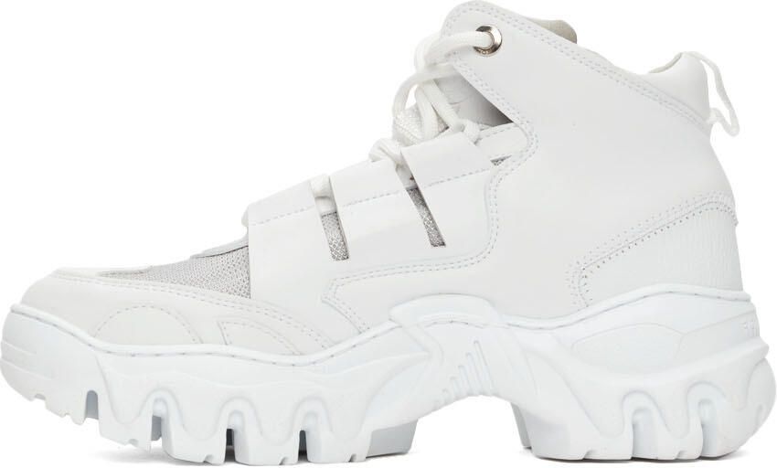 Rombaut White Boccaccio II Future Leather Riot Low Sneakers - Picture 4