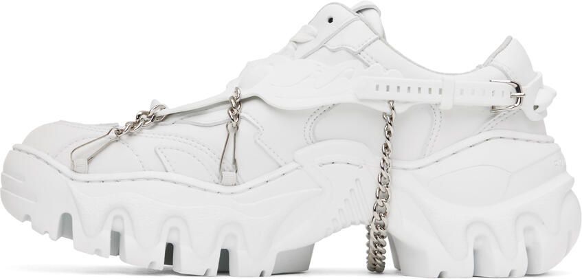 Rombaut White Boccaccio II Harness Sneakers - Picture 4