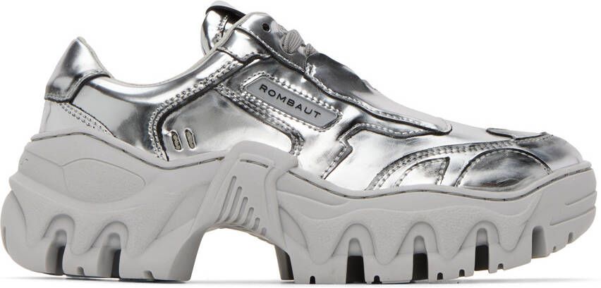 Rombaut SSENSE Exclusive Silver Boccaccio II Sneakers - Picture 6