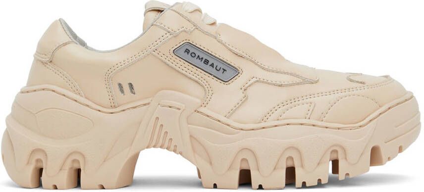 Rombaut SSENSE Exclusive Beige Boccaccio II Sneakers - Picture 5