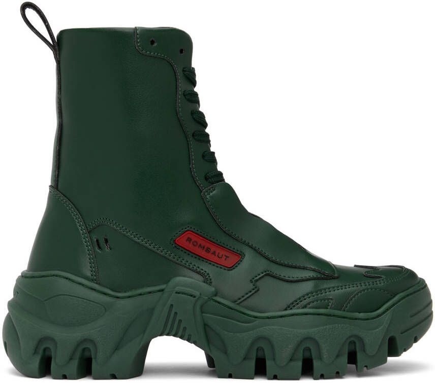 Rombaut SSENSE Exclusive Green Boccaccio II High-Top Sneakers