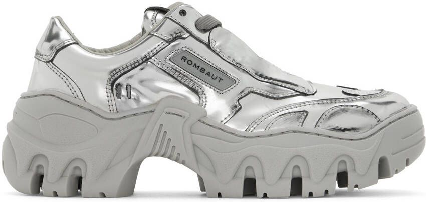 Rombaut SSENSE Exclusive Silver Boccaccio II Sneakers - Picture 4