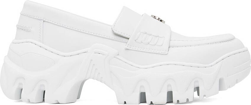 Rombaut SSENSE Exclusive White Boccaccio II Loafers - Picture 5