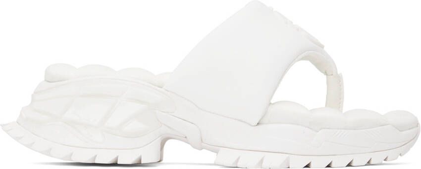 Rombaut SSENSE Exclusive White Knokke Sandals - Picture 3