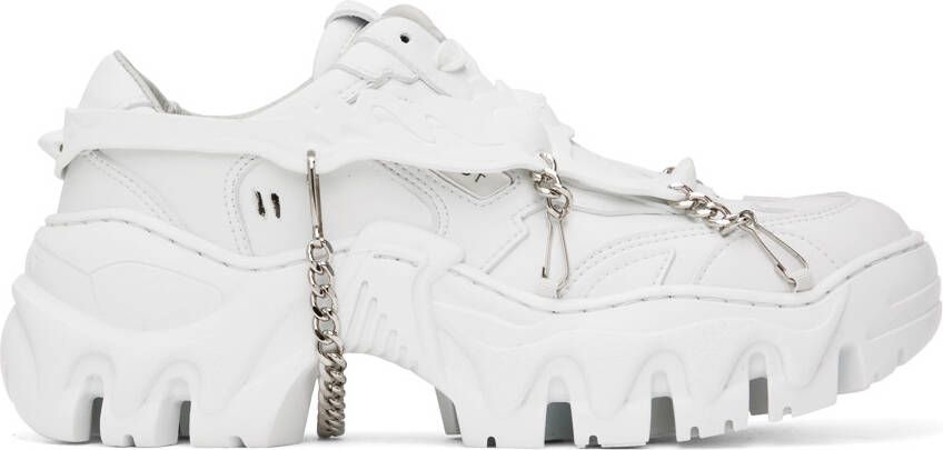 Rombaut White Boccaccio II Harness Sneakers - Picture 5