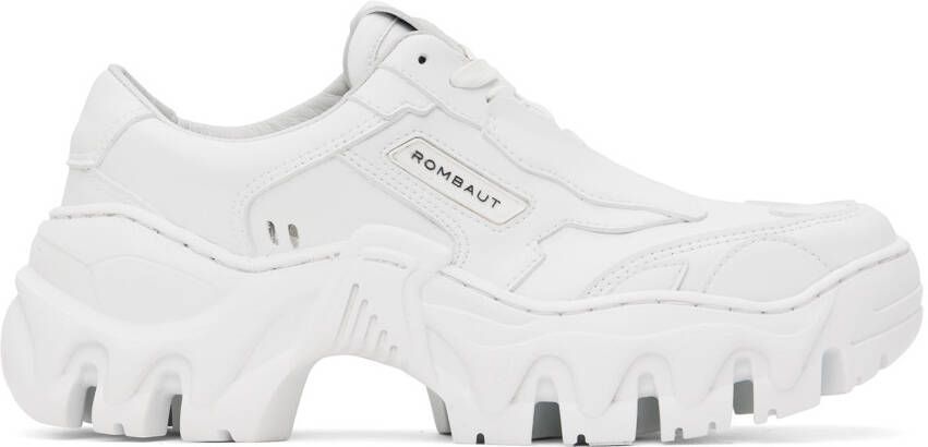 Rombaut Burgundy Boccaccio II Apple Leather Sneakers - Picture 3