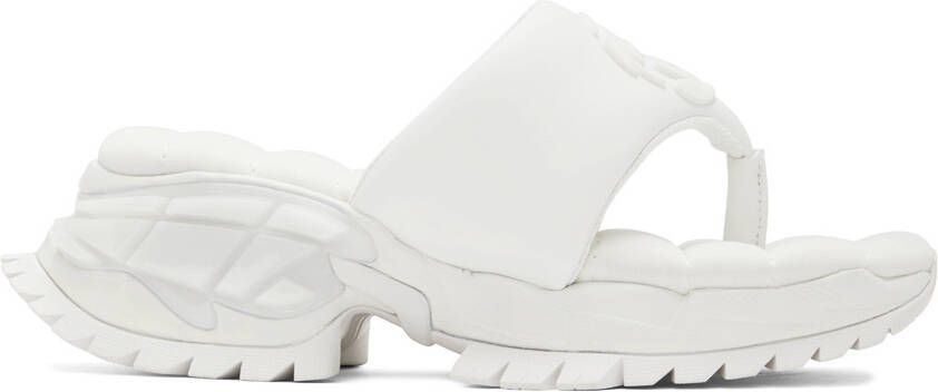 Rombaut SSENSE Exclusive White Knokke Sandals - Picture 6