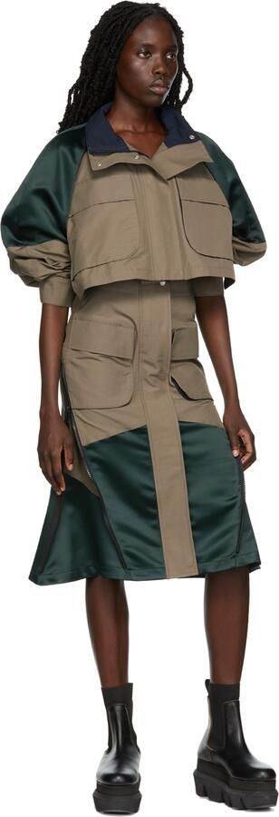 Sacai Black Platform Chelsea Boots - Picture 3