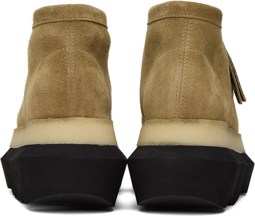 Sacai Tan Clarks Originals Edition Hybrid Wallabee Derbys