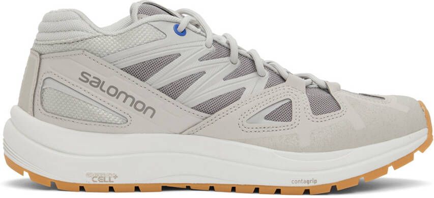 Salomon Gray Odyssey 1 Advanced Low-Top Sneakers - Picture 4