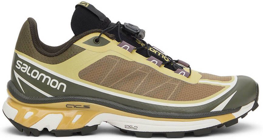 Salomon Khaki XT-6 FT Sneakers - Picture 7