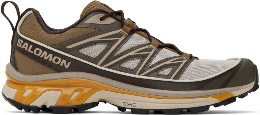 Salomon Beige & Khaki XT-6 Expanse Sneakers - Picture 4