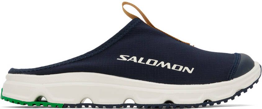 Salomon Navy & Tan RX 3.0 Slides - Picture 5