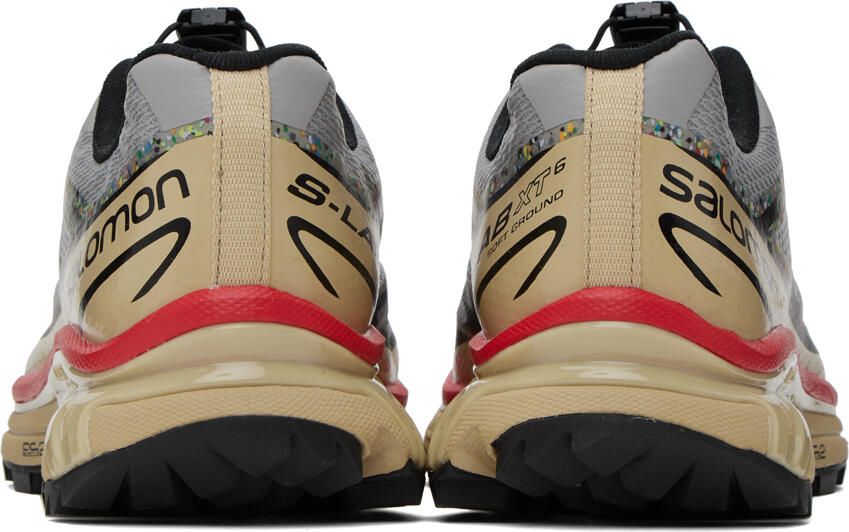 Salomon Gray & Taupe XT-6 Mindful Sneakers
