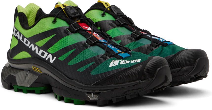 Salomon Green & Black XT-4 OG Sneakers - Picture 2
