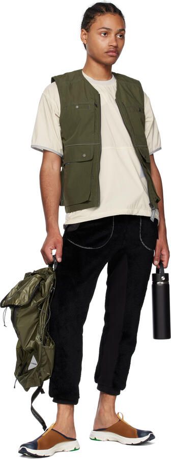 Salomon Navy & Tan RX 3.0 Slides - Picture 3