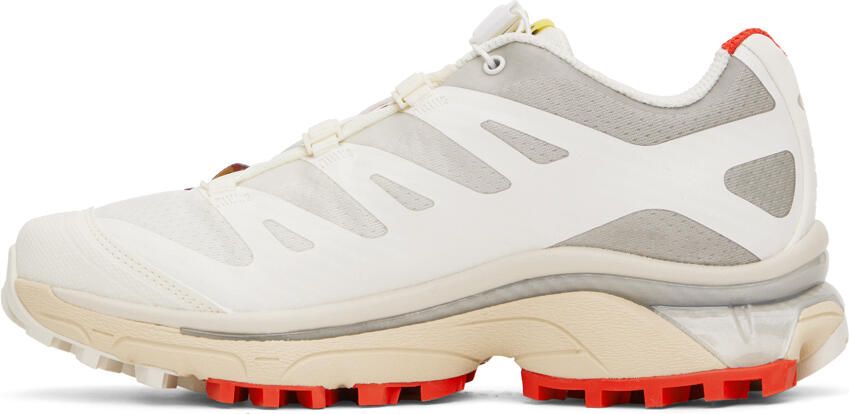 Salomon White & Beige XT-4 OG Sneakers - Picture 4
