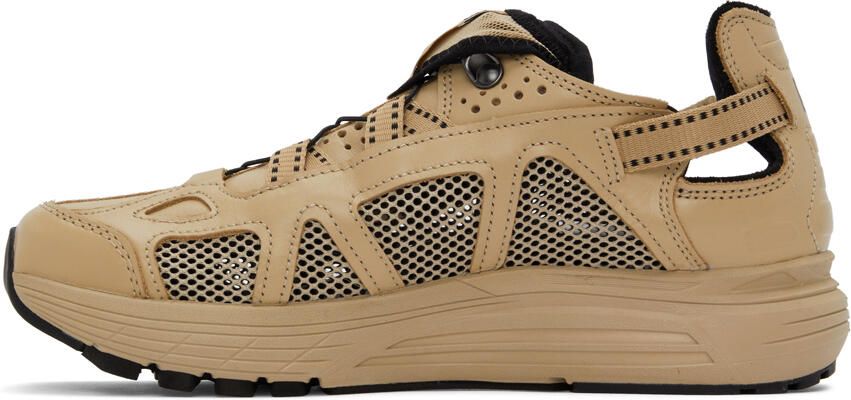 Salomon Tan Leather Techsonic Advanced Sneakers - Picture 3