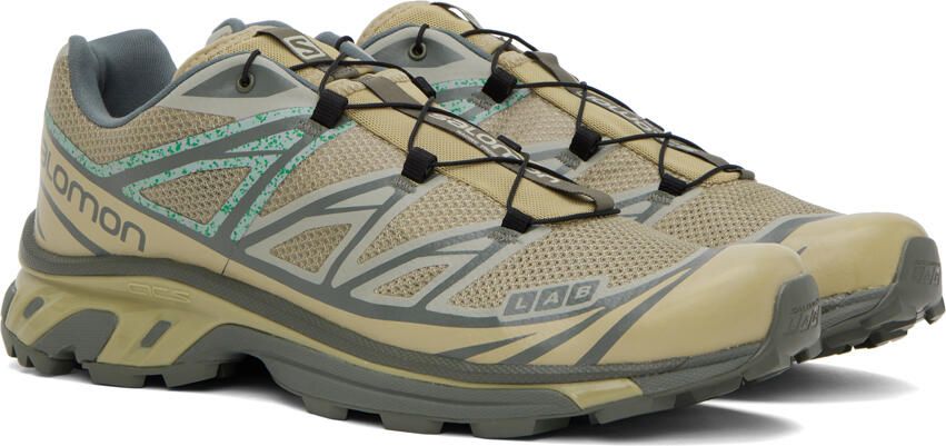 Salomon Taupe & Gray XT-6 Mindful Sneakers - Picture 3