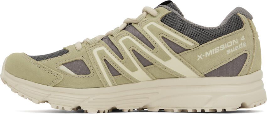 Salomon Taupe X-MISSION 4 Sneakers - Picture 3