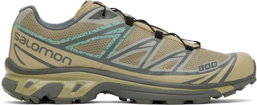 Salomon Taupe & Gray XT-6 Mindful Sneakers - Picture 6