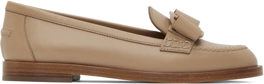 Ferragamo Beige Viva Loafers - Picture 5