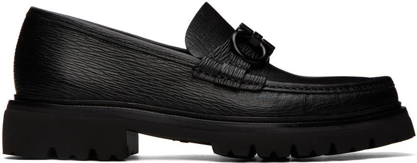 Ferragamo Black Bleecker Loafers - Picture 5