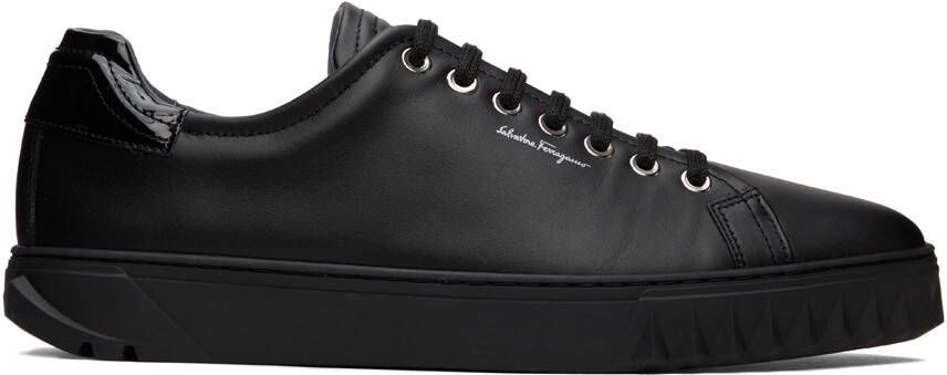 Salvatore Ferragamo Black Cube Sneaker - Picture 5