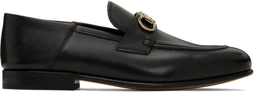 Ferragamo Black Gancini Loafers - Picture 5