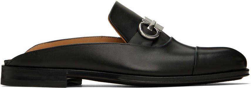 Ferragamo Black Gancini Loafers - Picture 5