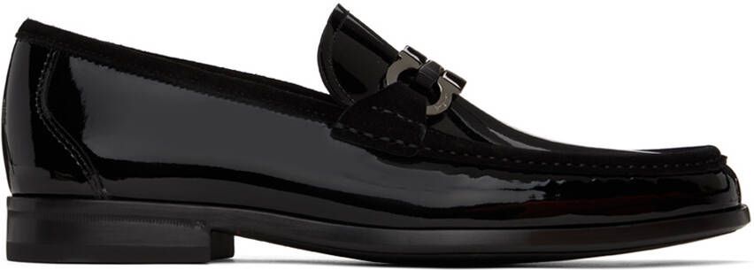Ferragamo Black Gancini Loafers - Picture 5