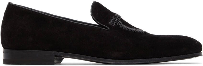 Salvatore Ferragamo Black Gancini Loafers - Picture 5
